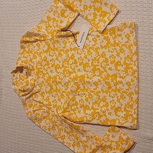 NWT Marysia Bumby Yellow/White Floral Rashguard